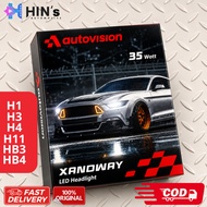Autovision Led HB3, HB4, H1, H3, H4, H11 Xandway 6500K