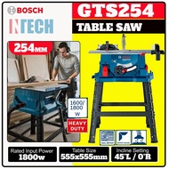 BOSCH GTS254 ELECTRIC PROFESSIONAL TABLE SAW C/W SAW BLADE DIAMETER 254MM / 1800W