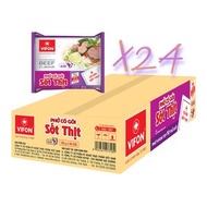 VIFON - 香港代理 - 越南牛味湯河粉 80g x 24包 (帶牛肉汁包)