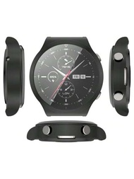 適用於華為 Watch GT2 Pro 的全覆蓋電鍍 TPU 殼套和屏幕保護貼