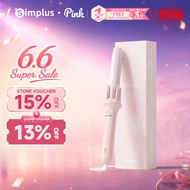 Simplus Pink 32MM Automatic Hair Curler | Curling Iron | Long Lasting | Big Curls Loose Waves | Hair