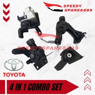 [4 IN 1 COMBO SET] Toyota OEM Engine Mounting - Toyota Altis 2008-2010 ZZE141 1.6L / ZZE142 1.8L