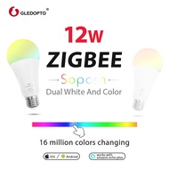 ZIGBEE ZL Smart Control Bulb LED RGBW/CW Full Color Control 12W Bulb E27 Light