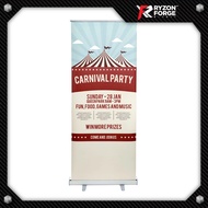 Roll Up Banner Stand 3 x 6.5 Feet with Hi-Res Printing Services 200cm (H) x 90cm (W) (READY STOCK)
