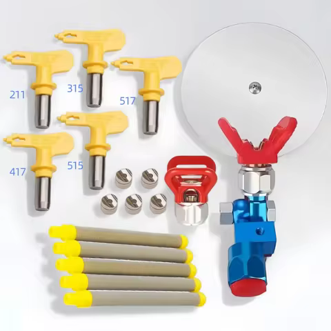 Airless Paint Sprayer Nozzle Kit 211 315 417 515 517 Spray Tips with Guard Swivel Joint Filter Scree
