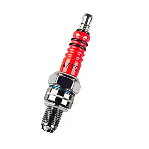 Racing 3 Electrode 10mm Spark Plug A7TC Fits For GY6 50CC 110CC 125CC 150CC ATV Scooter Dirt Bike Go