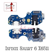 konektor cas infinix smart 6 flex papan charging board flexible