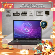 MSI Prestige 13 AI+ Evo A2VMG-027 Gaming Laptop (U7 258V 4.80GHz,32GB D5,1TB SSD,Intel Arc 140V 16GB