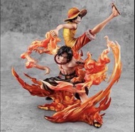 <Ohtoys> 特價 日版 魂限 One piece 海賊王 POP Maximum 路飛 Luffy 艾斯 Ace 兄弟羈絆 全1款 20周年 模型 羅 索隆 卓洛  Wcf 一番 POP  兄弟