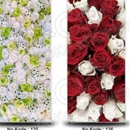 Vat Refrigerator Sticker 1 Door And 2 Door Floral Pattern 4