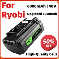6000mAh 40V Battery for Ryobi OP4040 OP4050A OP4060A Replacement Lithium Ion for Lawn Trimmer Mower 