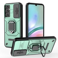 Armor Casing For Samsung Galaxy M55 M34 A15 C55 M15 M35 F15 F55 A35 Casing Car Magnetic Holder Ring 