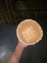Bakul Nasi  mini Anyaman Bambu Ukuran Kecil Wakul Anyaman Bambu Ceting Boboko Bambu
