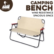 Camping chair bench 2 Seater chair kerusi lipat outdoor Folding Foldable Bench bangku camping double