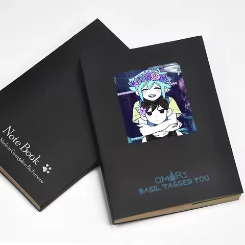 OMORI Notebook Anime Merchandise 13x19cm Horror Puzzle Indie Game