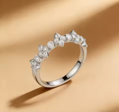 Custom Lab Grown Diamond VVS Clarity 9K 14K D Color Gold 1ct Anniversary Engagement Promise Wedding