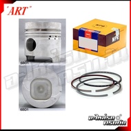 ART ลูกสูบ/แหวน NPR สำหรับ ISUZU JCM1980 NPR NKR รุ่นเครื่อง 6BD1 / 4BD1