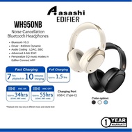 Edifier WH950NB -45dB Noise Cancellation Headphones - Bluetooth V5.3 | Hi-Res Audio | LDAC | Edifier