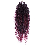 DreadLocs Crochet Braids Goddess River Faux Locs Sof Phụ Kiện Tóc Giả French Curl 50cm Phụ Kiện Tóc