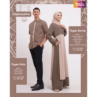 Baju Gamis Couple Pasangan Remaja Lebaran Terbaru 2021 Nibras Fayes