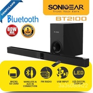 Sonic Gear BT2100 Bluetooth Sound Bar with Subwoofer udtZ