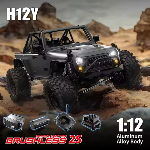 1/12 MJX Hyper Go H12Y 4WD Brushless Sensored Motor 2.4G Remote Control Car 12km/H Professional Off-