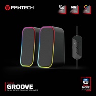 FANTECH Gaming Speaker Stereo GS733 ลำโพงเกมมิ่ง สเตริโอ 2.0 ระบบเสียง 360 Surround Bass ลำโพง เกมส์