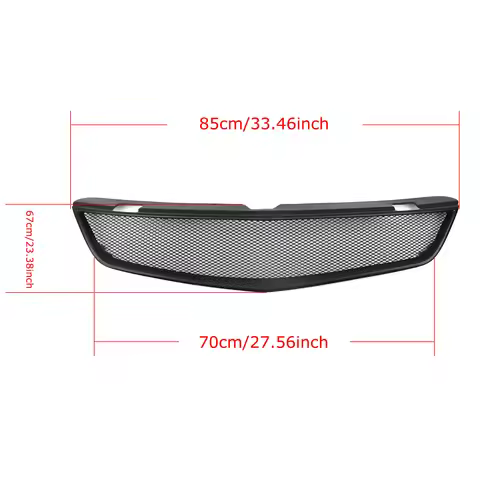For Mitsubishi Lancer ES OZ Rally 2006-2007 Racing Grill Front Grille Bumper Hood Mesh Grid