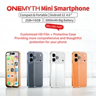 A18 Pro Mini Mobile Phone 4G LTE Small Phone 2GB RAM 16GB ROM Android 12 Face Unlock Free Gift Case 