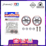 Tamiya Mini 4WD Model 19mm Aluminum Ball-Race Rollers with Rings 95513