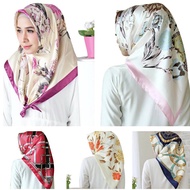 SPECIAL OFFER ONLY 3 DAYS MNS.Tudung bawal satin plain bidang 45 corak ice satin silk satin scrunchi