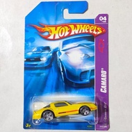 Hotwheels Hot Wheels Camaro Z28 Z 28 yellow 2007 blue card
