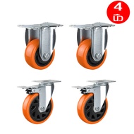 Daliy life 88 ล้อเก้าอี้ ล้อรถเข็น ลูกล้อ ล้อยาง ล้อเลื่อนสำหรับรถเข็น ล้อเลื่อน โหลดสูงมาก เงียบและ