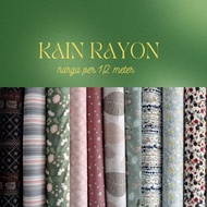 Kain Katun Rayon Viscose Premium UNIQLO , kain katun rayon meteran (