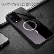 SoftCase Glass Kaca VIVO Y21, Y21S, Y33S SoftCase Glass Casing hp VIVO Y21, Y21S, Y33S (H1241)
