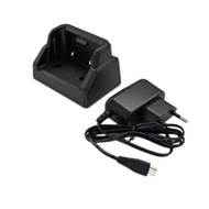 BC-235 Desktop Charger & AC Plug Adapter for Icom IC-M37 M37 HAM Radio Charge Tray Accessory