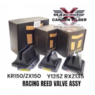VFORCE RXZ Y125Z 125Z KR 150 ZX150 RACING REED VALVE ASSY CARBON FIBER PLATE VFORCE 3 VFORCE 4