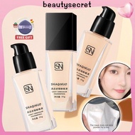 24h Shipping 【gift】SHAQINUO Liquid Foundation Concealer Cream oil control Natural Clear Makeup Hold 