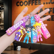 Kpop Demon Hunter Keychains Kpop Huntrix Hanging Keyring Backpack Decoration Pendant Accessories Toy