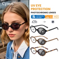 [LOCAL SELLER] Cyxus Oval glasses Blue light blocking Photochromic Women's Computer glasses  8250