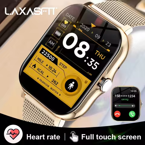 LAXASFIT New Smart Watch Multiple Sports Mode Sleep Monitor Find Phone Bluetooth Call Smart Watch Me