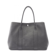 【二手】愛馬仕 (HERMES) 托特包 Garden Party PM Steeple Quadrière 黑色 其他 Garden Party PM Steeple Quadrière 黑色