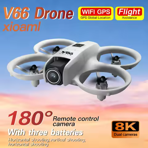 For xiaomi V66 New Mini Drone 4k profession HD 1080P Wide Angle Camera WiFi FPV RC Dron Height Keep 