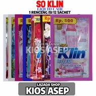 So Klin Cair Liquid Softergent 1 Renceng Isi 12 Sachet 20ML