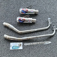 Exhaust Rbt gtx kph Draco Jupiter Vega Blade Supra Revo smash Z1 Crypton grand ETC titan emblem Blue
