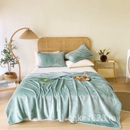 Huici Golden Mink Fleece Home Blanket 1.5 Collection HC-3T1522 Single Blanket x Bedding Multi-Color 