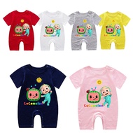 2022 New Cocomelon T Shirt Baby Boys Short Sleeve Clothes Girl Clothing Baby Rompers Summer Style Ki