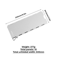 Fire Maple FMW-510 Windshield Foldable Outdoor 10-Plates Wind Screen For Camping Hiking