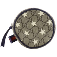 Gucci 兒童腰包，星形腰包，502330，GG Supreme 帆布，棕色，星形，拉鍊，Chilled License，女士 [二手]