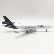 [20cm] Fedex MD-11 Aircraft Model.made Of Steel With Wheels With And Display Stand Beautiful Detaile